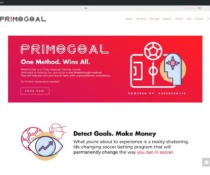 Primogoal – Laziest Soccer Betting System – Detect Goals, Earn Money