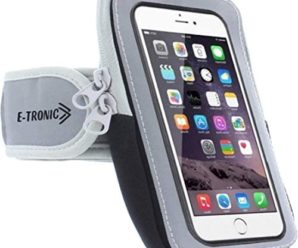 Universal Phone Holder for Running: Armband Sleeve Workout Gear Arm Pouch Case & Bag Compatible Apple iPhone 7 7S 8 8S Plus X XS XR MAX 11 & Galaxy Note 7 8 9 – All Plus Sized Phones Up to 6.4 Inches