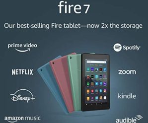 Certified Refurbished Fire 7 Tablet (7″ display, 16 GB) – Twilight Blue