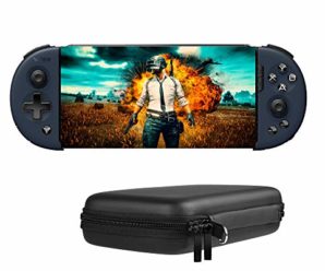 Bounabay Wireless Telescopic Bluetooth Controller Gamepad for Android System with Portable Travel Carry Case,Black