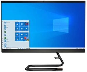 Lenovo IdeaCentre AIO 3, 24″ All-in-One Computer, AMD Ryzen 5 4500U Mobile Processor, Integrated Graphics, 16GB DDR4, 512GB M.2 Name SSD, DVD RW Drive, Windows 10, F0EW005SUS, Business Black