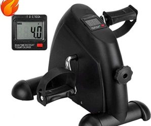 Mini Exercise Bike, AGM Digital Under Desk Bike Foot Cycle Arm & Leg Pedal Exerciser with LCD Screen Displays