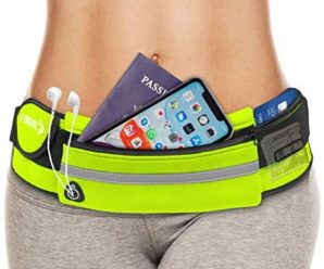 E Tronic Edge Waist Packs: Best Comfortable Unisex Running Belts That Fit All Waist Sizes & All Phone Models for Running, Hiking, Workouts, Cycling, Travelling Money Belt & More