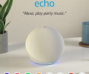 Echo (4th Gen) | With premium sound, smart home hub, and Alexa | Glacier White