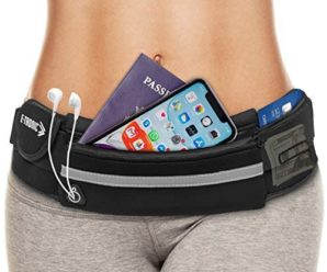 E Tronic Edge Waist Packs: Best Comfortable Unisex Running Belts That Fit All Waist Sizes & All Phone Models for Running, Hiking, Workouts, Cycling, Travelling Money Belt & More