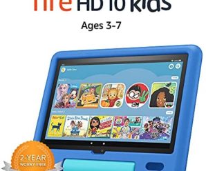 All-new Fire HD 10 Kids tablet, 10.1″, 1080p Full HD, ages 3–7, 32 GB, Sky Blue