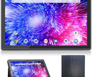 Android 10 Tablet with Case 3GB RAM 32GB Storage WiFi Tablets 10 Inch Voice Control with Google Assistant, Dual Speakers, Dual Cameras, Black