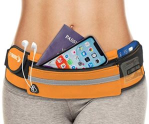 E Tronic Edge Waist Packs: Best Comfortable Unisex Running Belts That Fit All Waist Sizes & All Phone Models for Running, Hiking, Workouts, Cycling, Travelling Money Belt & More