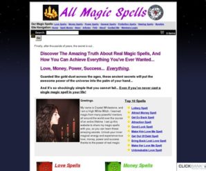 All Magic Spells ™ : Top Converting Magic Spell Ecommerce Store