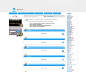 eLibrary – Open eBooks Directory