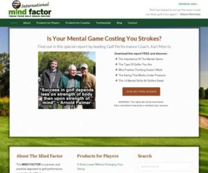 Golf Mental Game Products By Karl Morris – MIND FACTOR International