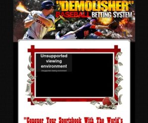 Tony Chau’s Demolisher MLB Baseball Sports Betting System