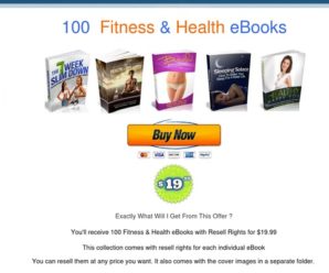 E 100 Fitness And Health eBooks With Resell Rights