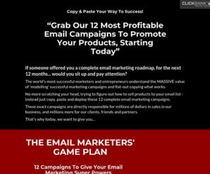 The Email Marketers' Game Plan