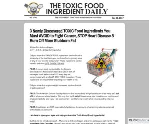 101 Toxic Food Ingredients – New Conversion Breakthrough