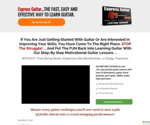 Express Guitar – Learn Guitar Product – New Site! Big Earnings!