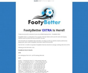 Extra Football Tips – FootyBetter