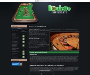 Roulette Checkmate – Software for Roulette with number prediction for EASY money and Fast profits in online casinos.