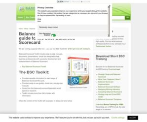 Balanced Scorecard Toolkit – guide to the best Balanced ScorecardBalanced Scorecard (BSC) Training