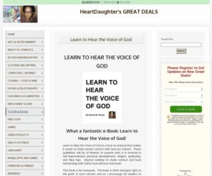 Learn to Hear the Voice of God – HeartDaughter's GREAT DEALS