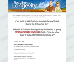 Reclaim Your Longevity: 8 Simple Steps To Dial In 20 More Years Of Peak Performance Living