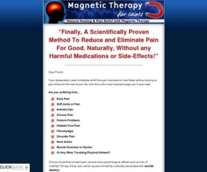 Magnetic Therapy For Idiots – Natural Healing And Pain Relief With Magnetic Therapy