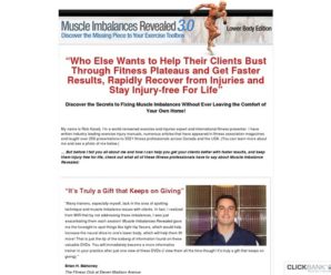 Muscle Imbalances RevealedMuscle Imbalances Revealed