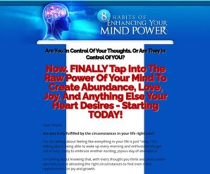 8 Habits of Enhancing Your Mind Power