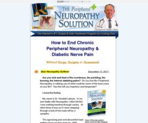 The Neuropathy Solution Solves Your Peripherhal Neuropathy Pain