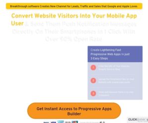 Progressive Apps Builder