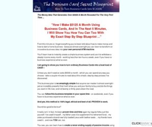 How To Make Money Fast – How To Turn Business Cards Into $5000