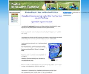 Pilates Ebook -Pilates Relief for Back and Joint Pain