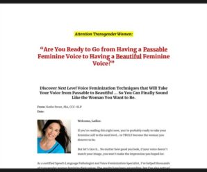 Voice Feminization – Just another WordPress site