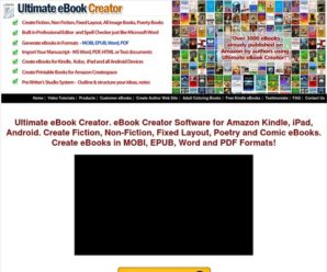 eBook Creator Software – Fiction, Non Fiction, Fixed Layout, Low Content, Ultimate eBook Creator For Amazon Kindle