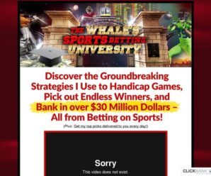 The Whale’s Sports Betting University