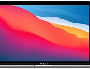 2020 Apple MacBook Air Laptop: Apple M1 Chip, 13” Retina Display, 8GB RAM, 256GB SSD Storage, Backlit Keyboard, FaceTime HD Camera, Touch ID. Works with iPhone/iPad; Silver