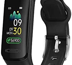 Fitness Tracker Smart Watch, Pewant Waterproof Activity Tracker Smartwatch with Heart Rate Blood Pressure Message Call Reminder Bluetooth Step Calorie Counter Pedometer Smartwatch for Women Men Kids