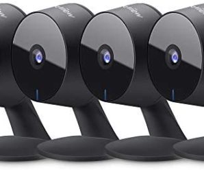 LaView Security Cameras 4pc,Home Security Camera Indoor 1080P,WiFi Cameras for Pet, Motion Detection, Two-Way Audio, Night Vision, Works with Alexa & Google Assistant, iOS & Android & Web Access