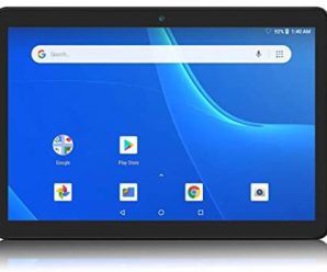 Android Tablet 10 Inch, 5G WiFi Tablet, 16 GB Storage, Google Certified, Android 8.1 Go, Dual Camera, Bluetooth, GPS – Black