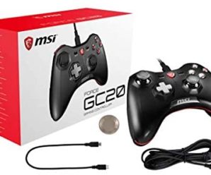 MSI Force GC20 USB Wired Controller Gamepad for Windows PC Android PS3 Stream