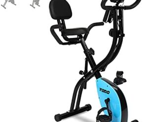 TODO Exercise Bike Stationary Indoor Cardio Training Cycling Bike with LCD Monitor, Support Up to 300 lbs