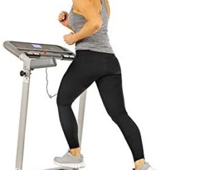 Sunny Health & Fitness Foldable Walking Treadmill – SF-T7942, Grey