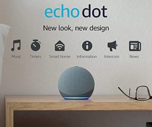 Echo Dot (4th Gen) | Smart speaker with Alexa | Twilight Blue