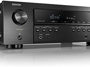 Denon AVR-S540BT Receiver, 5.2 channel, 4K Ultra HD Audio and Video, Home Theater System, built-in Bluetooth and USB port, Compatible with HEOS Link for Wireless Music Streaming