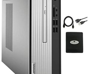 2021 Lenovo IdeaCentre 3 Desktop Tower Computer, AMD Athlon Silver 3050U Processor, 4GB Memory 1TB HDD, AMD Radeon Vega 8 Wi-Fi, Bluetooth, HDMI, 8 USB Ports, DVD/CD-RW, Windows 10 w/GM Accessories