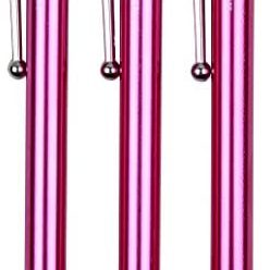 Fenix – Pack of Three Pink Universal Stylus Pen with Soft Rubber Tip for iPhone 4/5/5c/6/6+, iPad/iPad Air/iPad Mini, Samsung Galaxy S4/S5/S6/Edge, Kindle Fire, Surface Pro and Much More