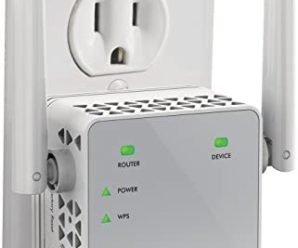 NETGEAR Wi-Fi Range Extender EX3700 – Coverage Up to 1000 Sq Ft and 15 Devices with AC750 Dual Band Wireless Signal Booster & Repeater (Up to 750Mbps Speed), and Compact Wall Plug Design