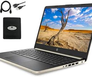 2021 Newest HP 14″ HD Laptop for Business and Student, Intel Core i3-1005G1(Up to 3.4GHz, Beat i5-8250U), 8GB Memory, 512GB SSD, WiFi, Bluetooth, USB 3.1-A&C, HDMI, Win10 S, w/Ghost Manta Accessories