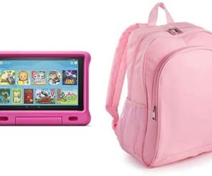 Fire HD 10 Kids Tablet 32GB Pink with Amazon Exclusive Kids Tablet Backpack, Pink