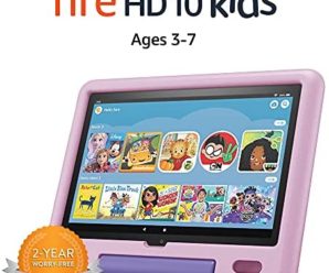 All-new Fire HD 10 Kids tablet, 10.1″, 1080p Full HD, ages 3–7, 32 GB, Lavender